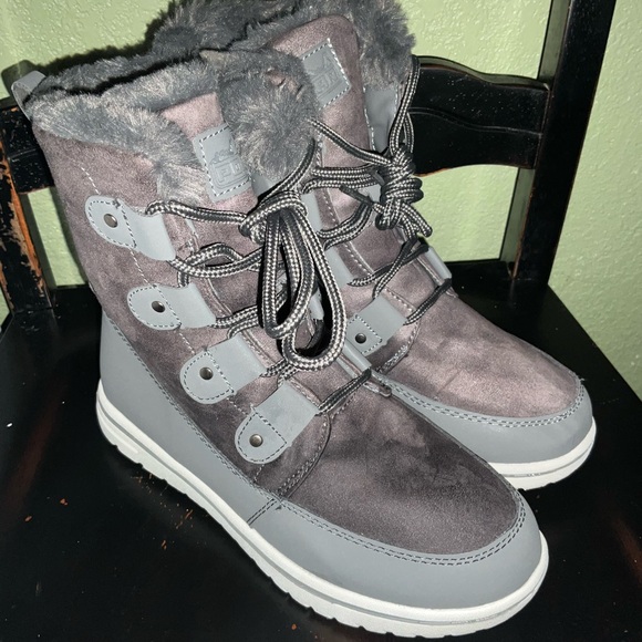 Polar winter boots, charcoal grey, size 6 - Picture 3 of 8